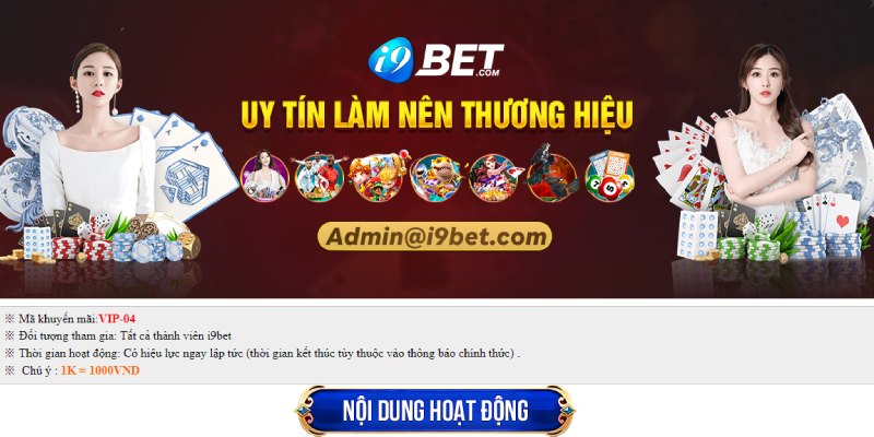 khuyến mãi i9bet tặng thưởng người mới nạp đầu